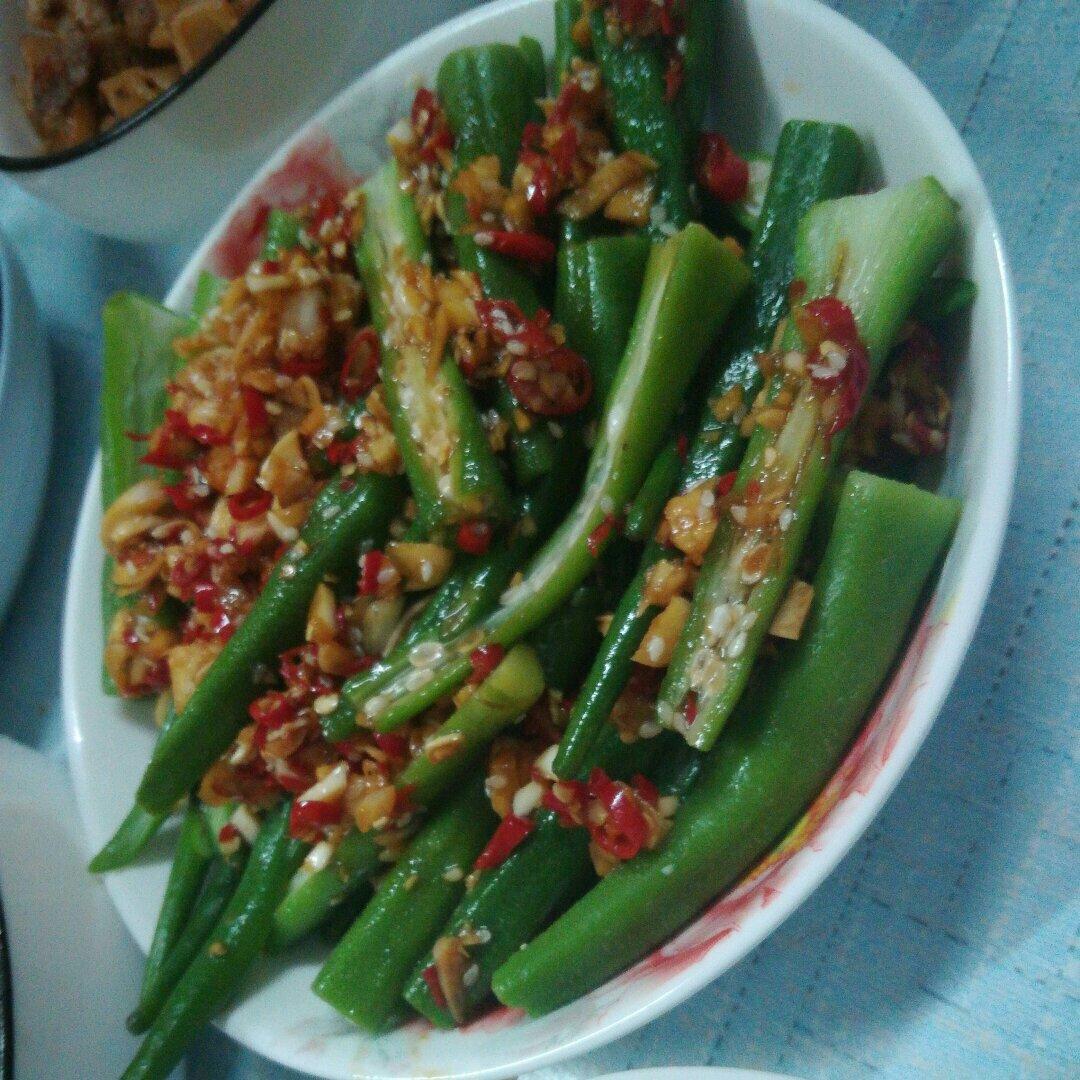 蒜蓉秋葵