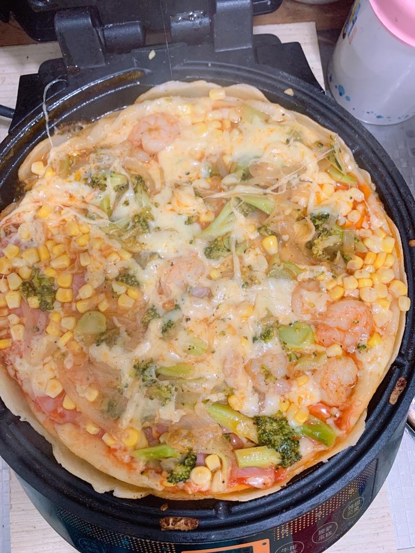 电饼铛做pizza披萨