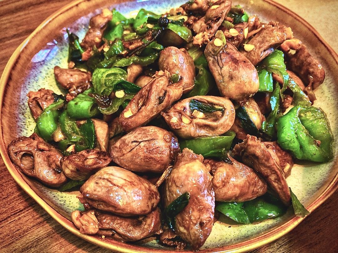 吴霜anna做的爆炒鸡心