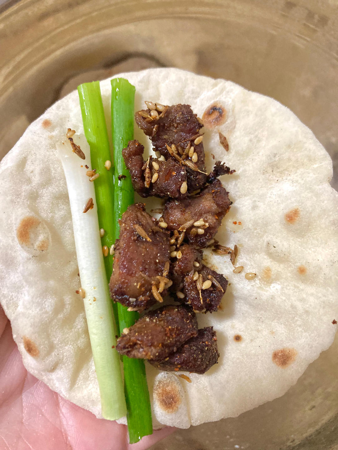 淄博烧烤小饼，柔软又劲道。