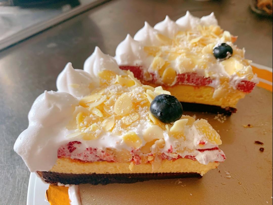 奶油慕斯芝士布朗尼复刻王炸蛋糕四合一8寸热量炸弹