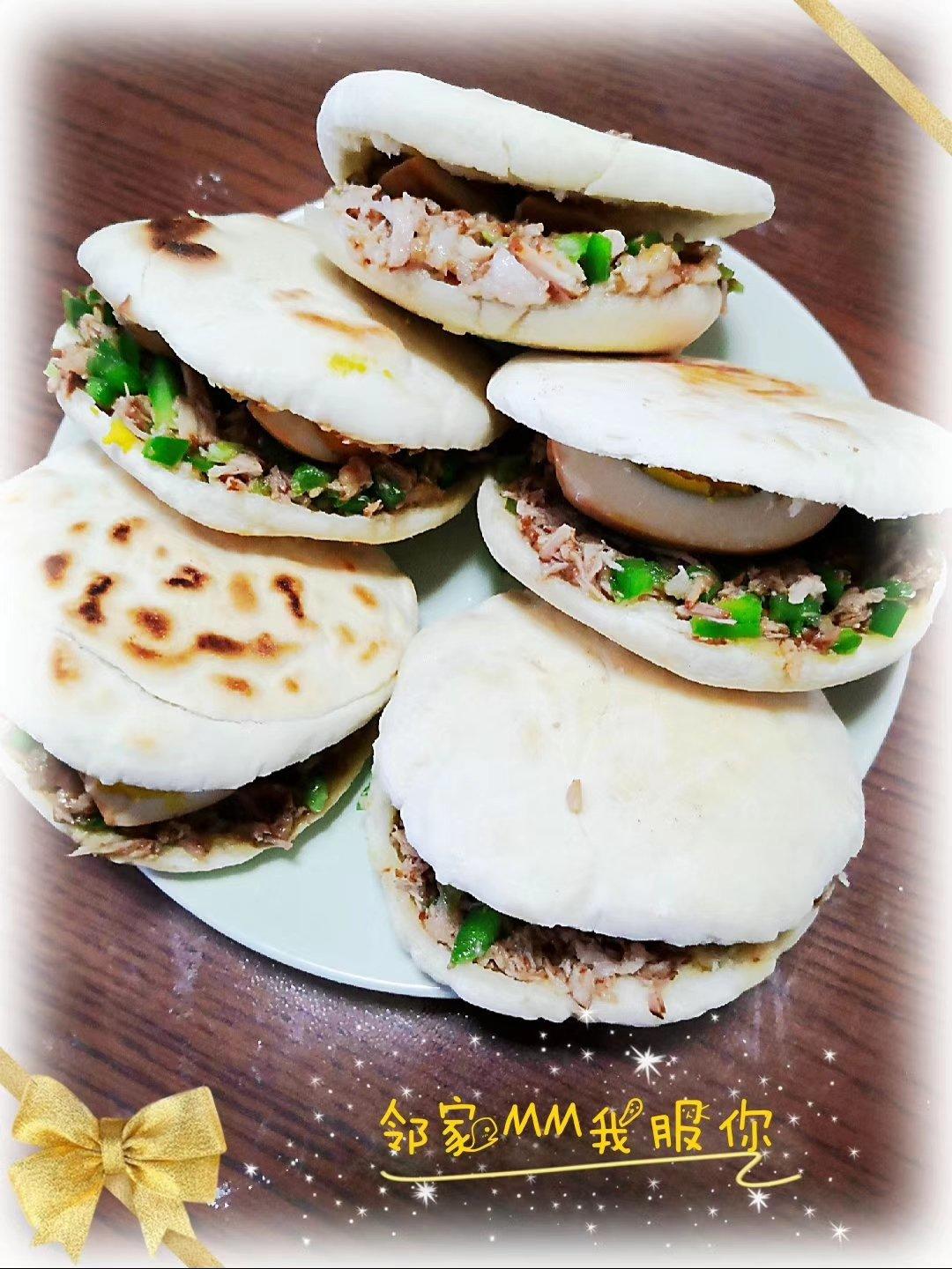 肉夹馍(白吉馍的制作)