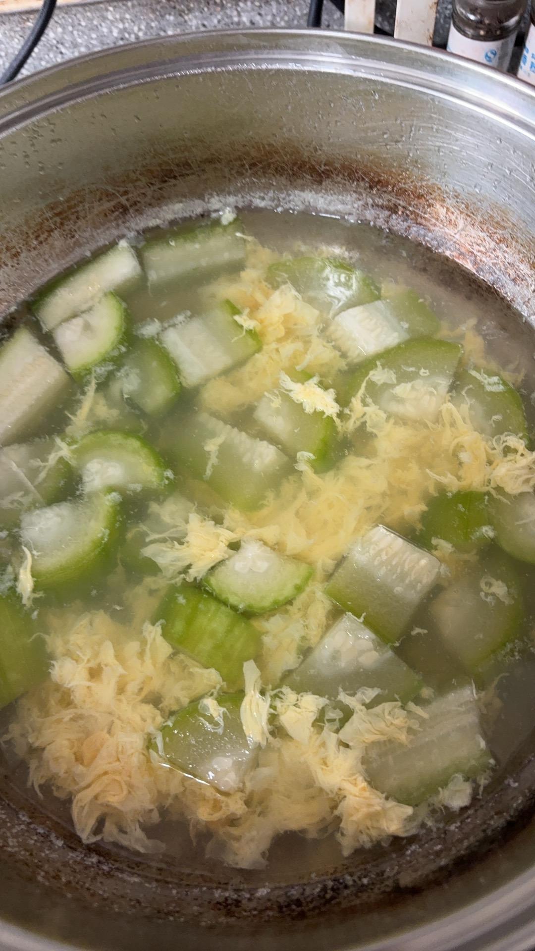 南食召丨本鲜节瓜鸡蛋汤