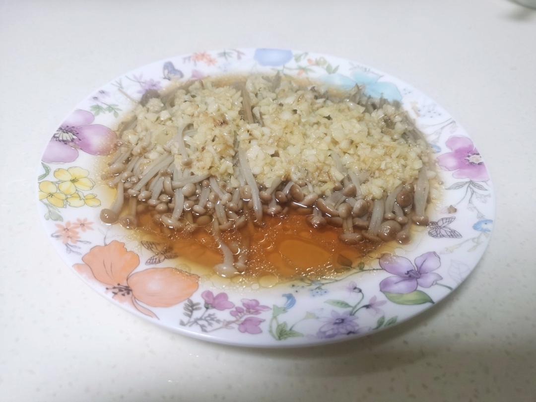 蒜蓉蒸金针菇