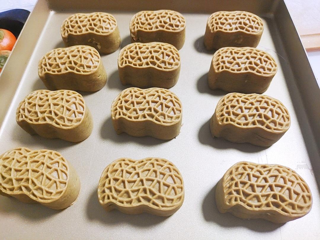 好事（柿）发（花）生🥜—广式伯爵红茶花生月饼