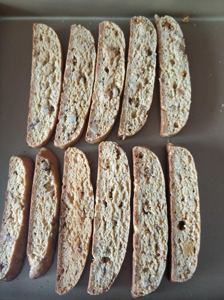 全麦咸蛋黄杏仁意式脆饼Biscotti——低卡超香吃网红【低卡小食】