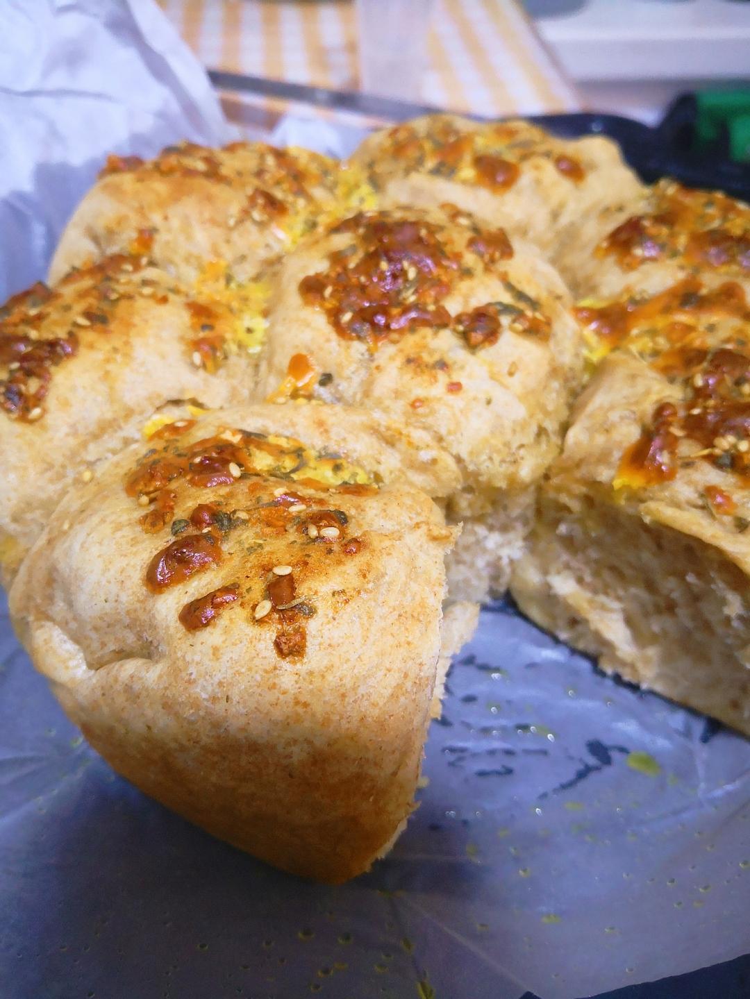 100%全麦蒜香芝士面包