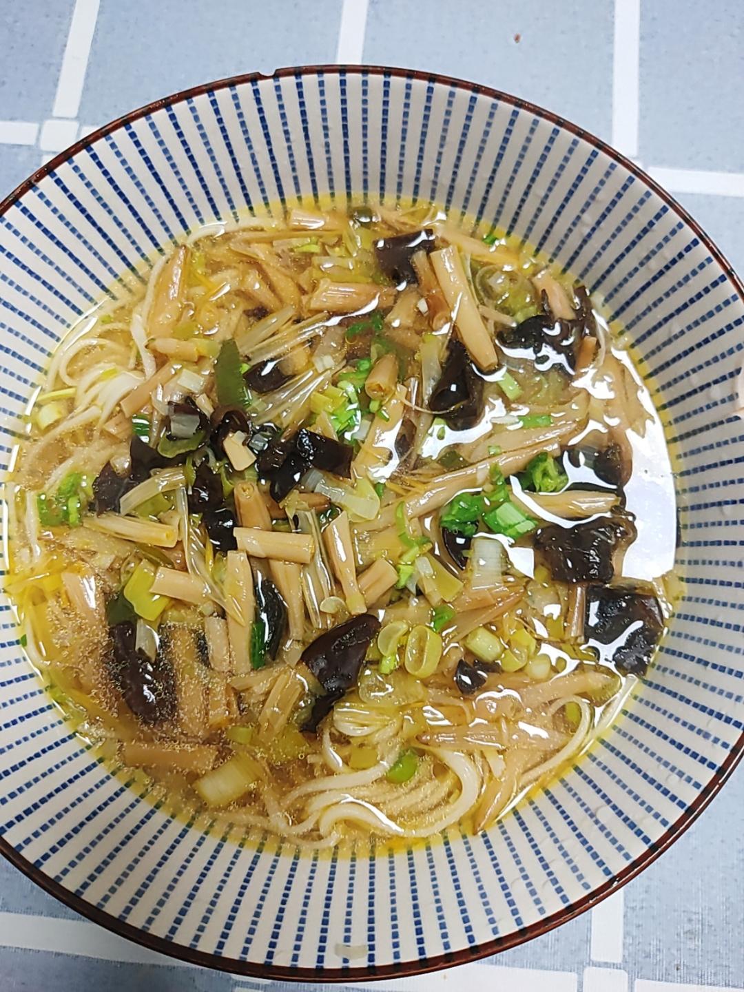 快手黄花面的做法