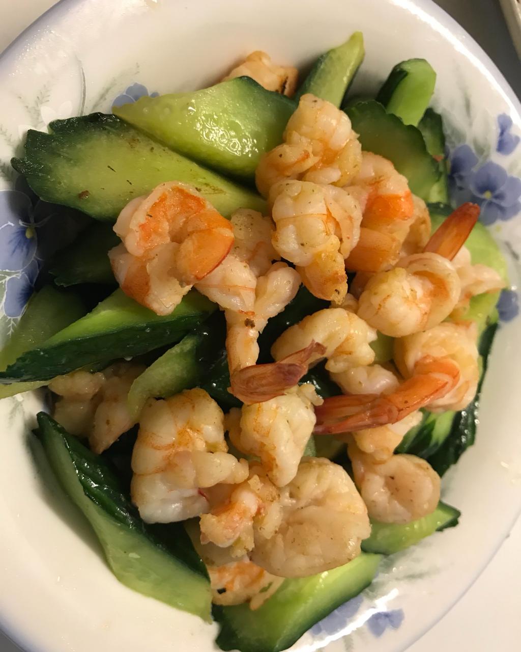 青瓜炒鲜鱿