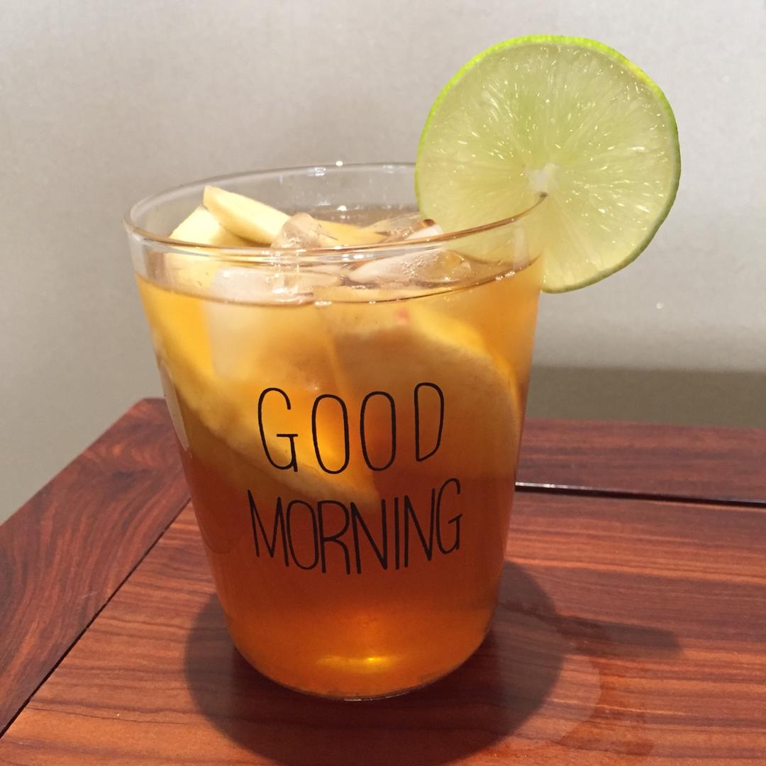 听说喝了这杯【蜜桃冰茶】会有好运