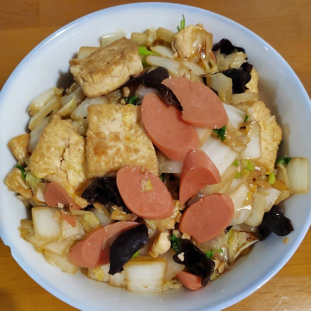 减脂餐｜白菜豆腐煲