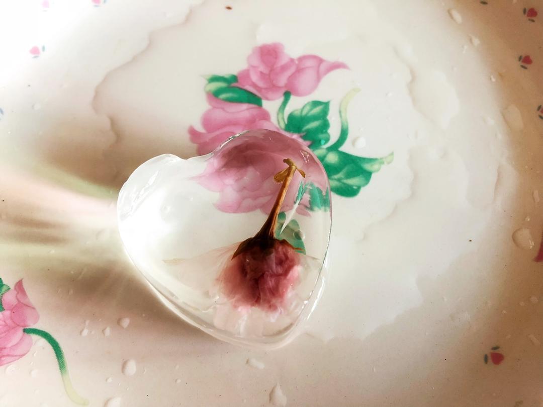 凉粉樱花果冻