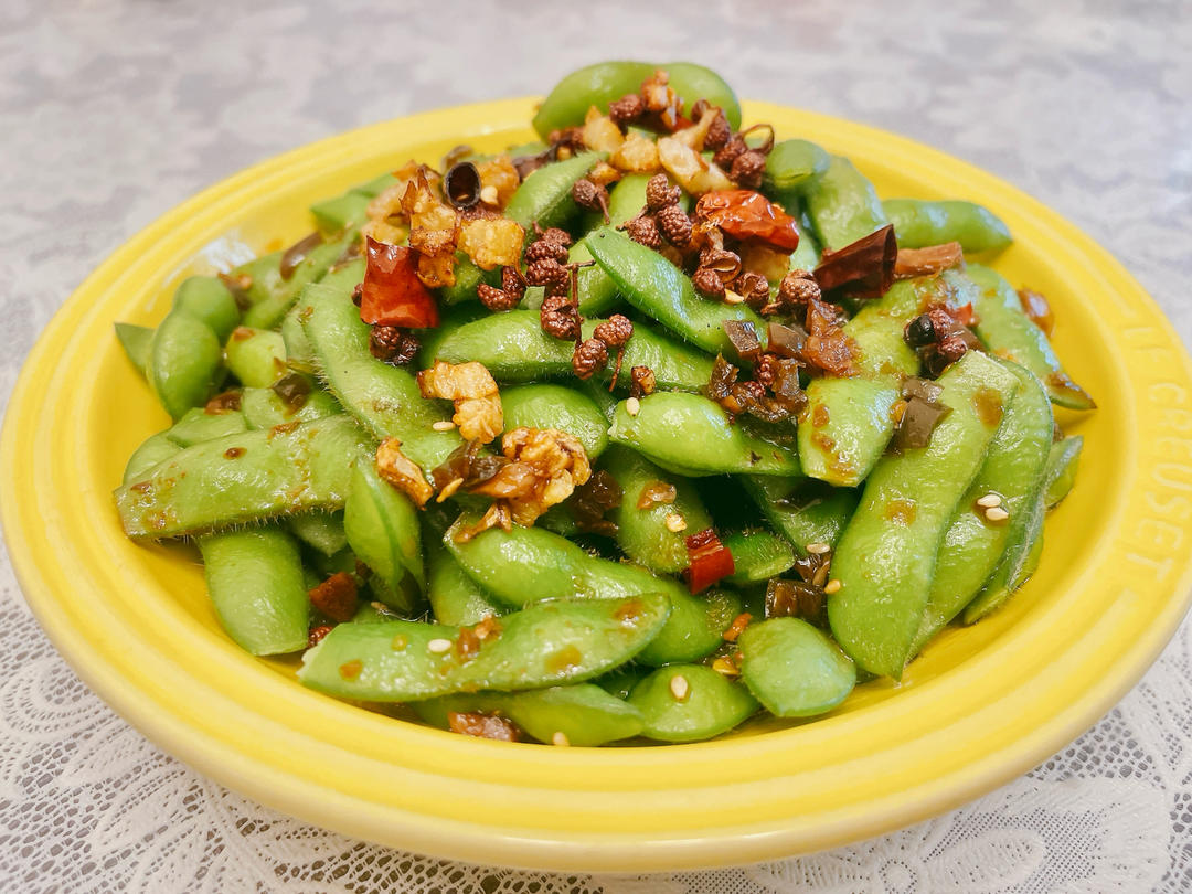 炝毛豆