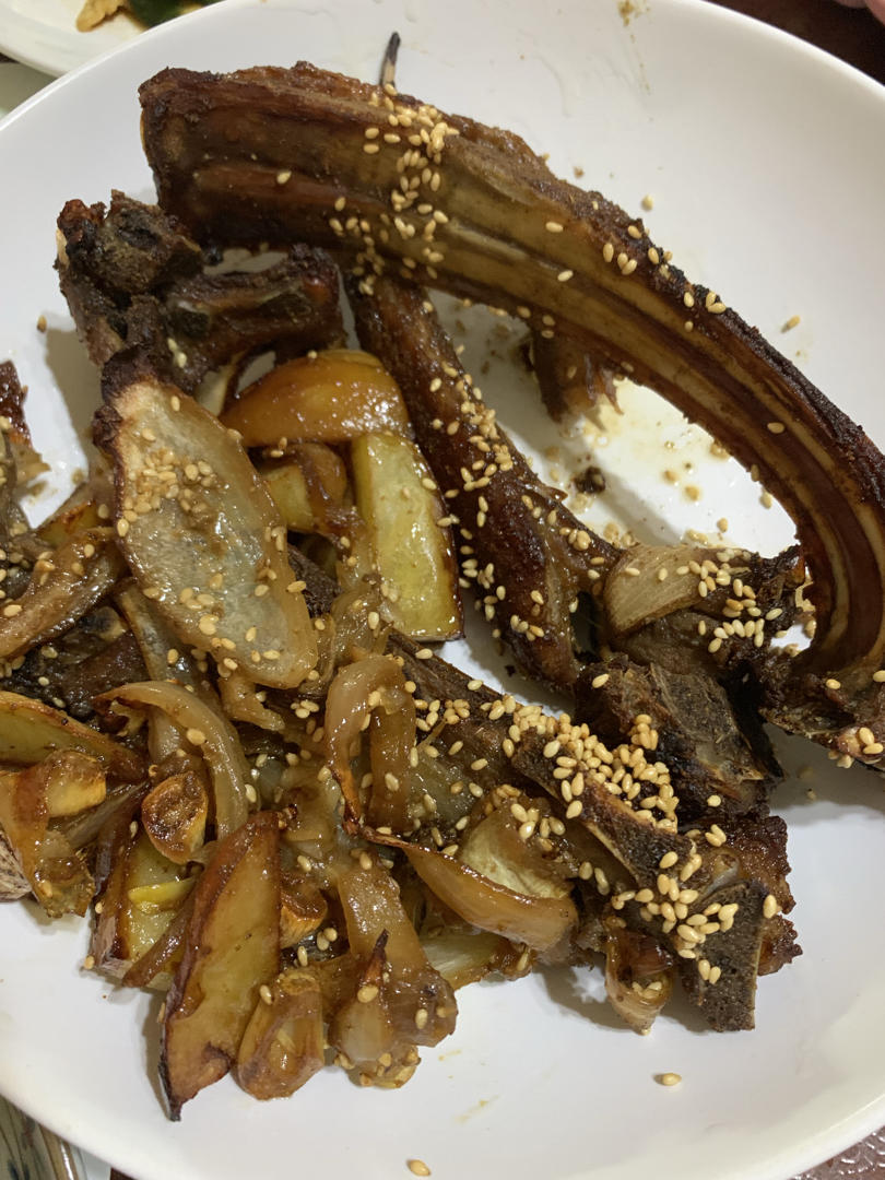 超好吃的烤羊排烤箱版