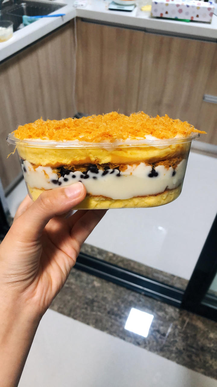 拉丝麻薯隔夜冷藏不变硬的实验成功，三夜依然拉丝