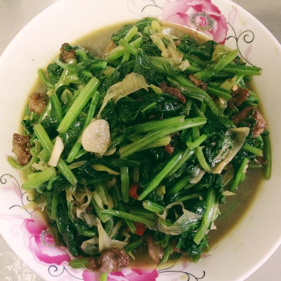 炝炒菠菜