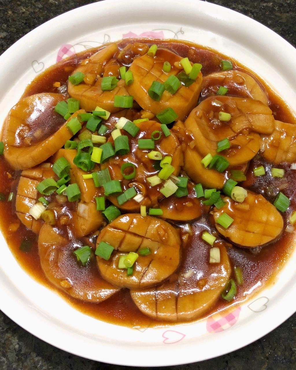 捻手小千做的蚝油杏鲍菇