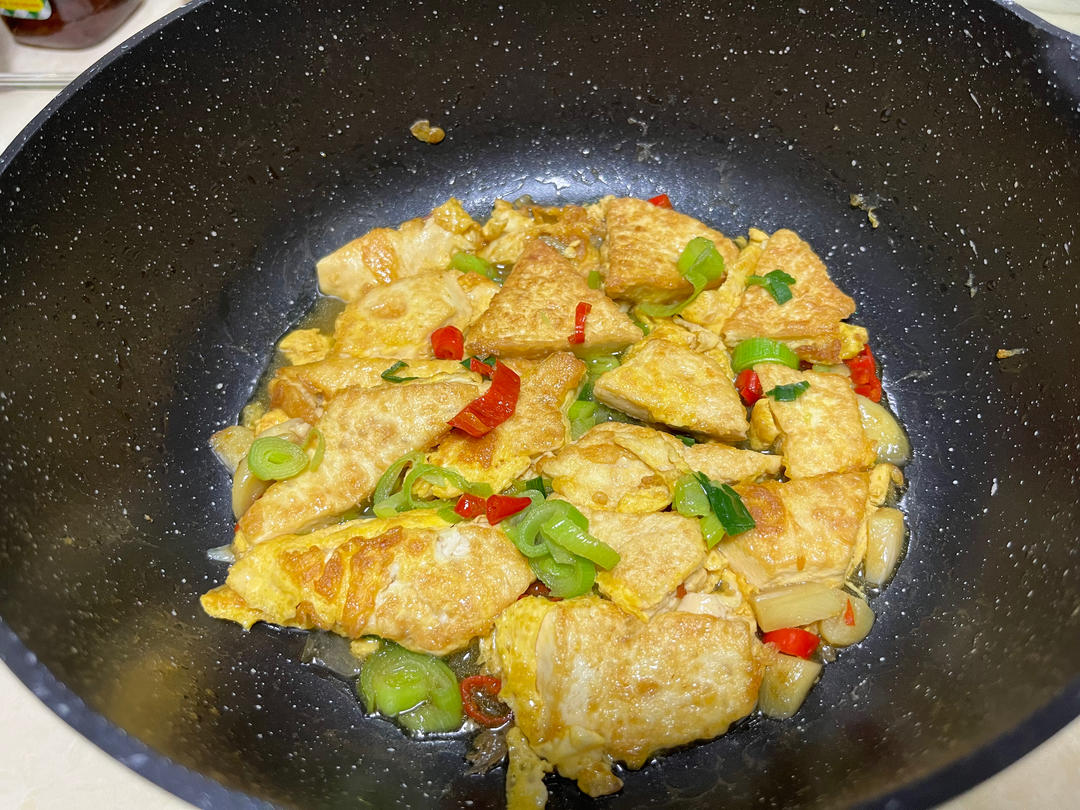 焖煎豆腐