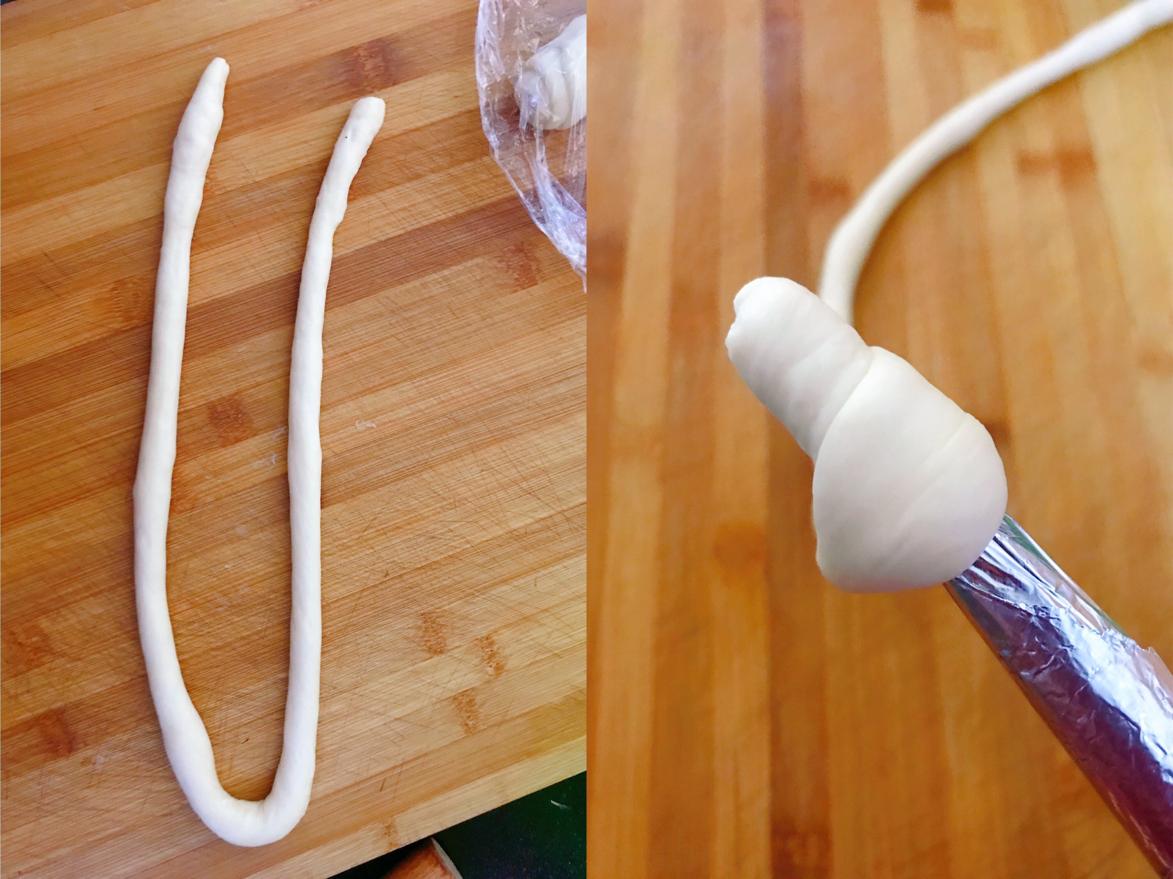 奶油夹心海螺包——手揉出膜的做法 步骤8