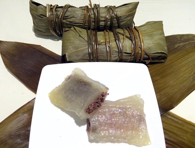 水晶豆沙粽