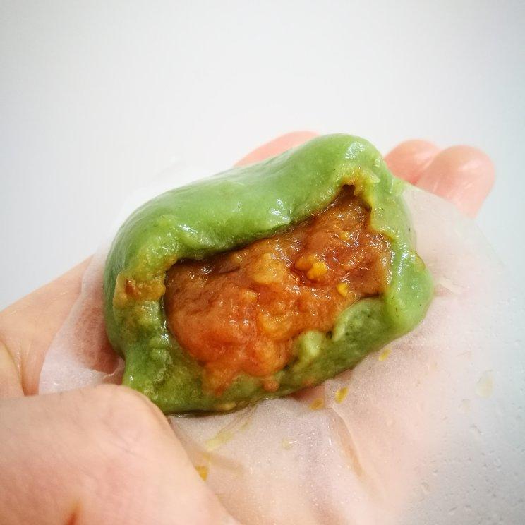 青团 | 咸蛋黄肉松馅