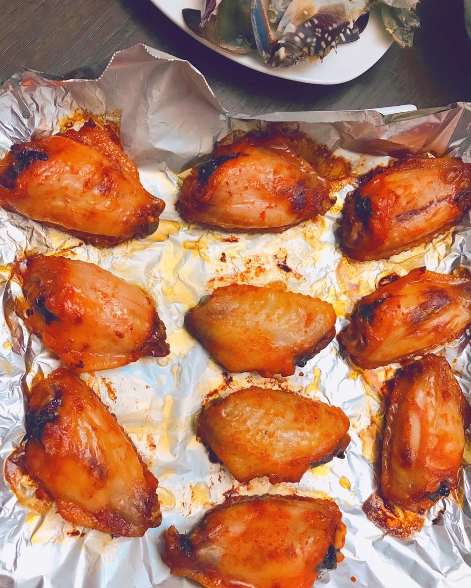 苏晔麻麻做的奥尔良鸡翅烤箱版