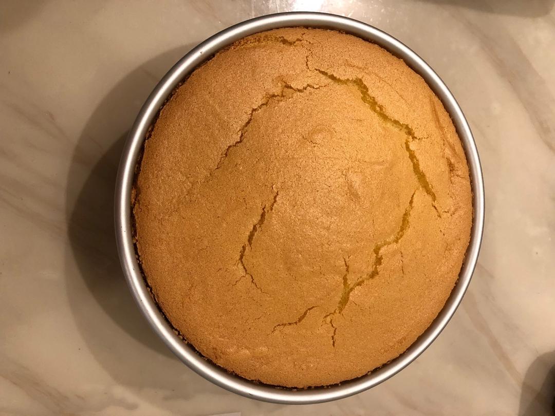 超好记八寸戚风蛋糕（后蛋法）