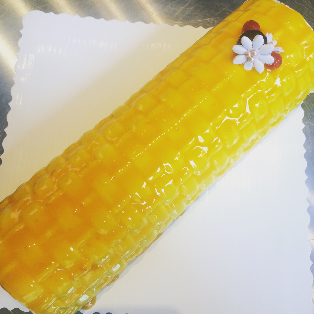 #拼颜值 也拼实力#Hakuna Matata-百香果芒果配椰子慕斯