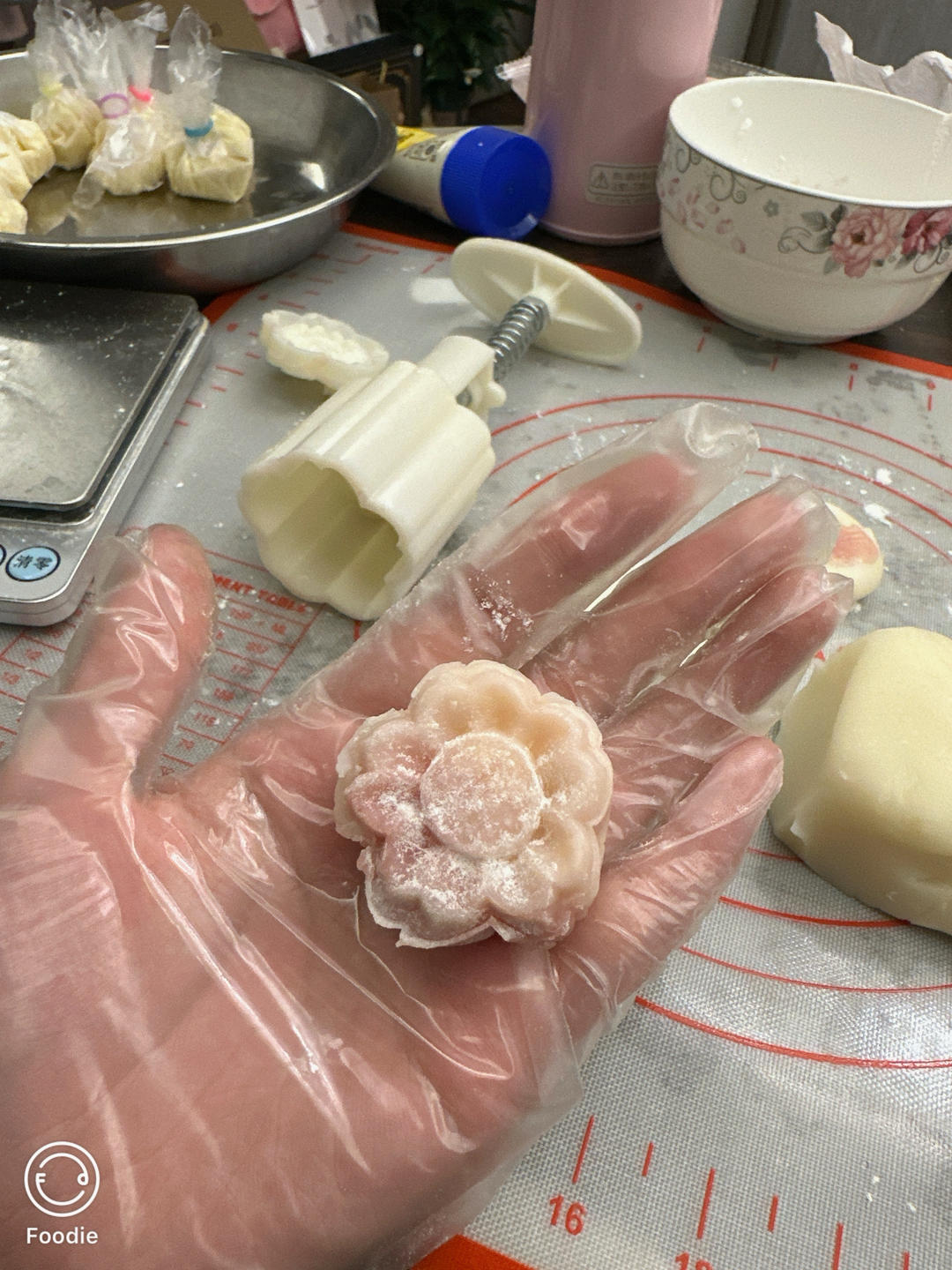 猫山王榴莲冰皮月饼，真正的纯榴莲馅