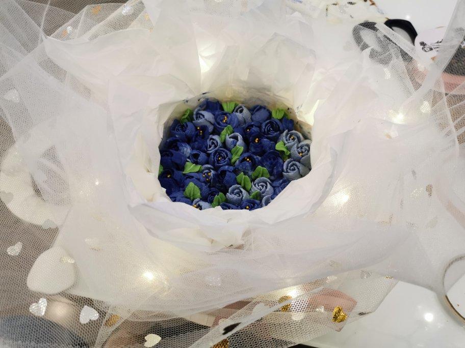 3分钟完成几乎零成本的女神节母亲节花束蛋糕