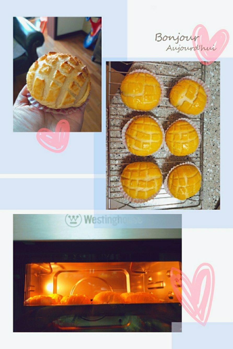 好吃到炸裂的港式菠萝包（附带制作酥皮的小视频）