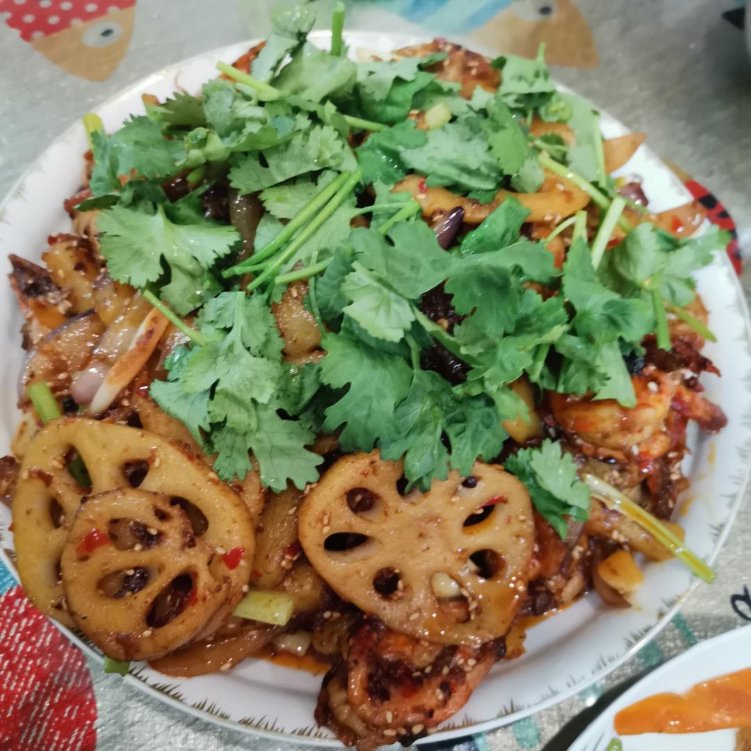 🔥好吃到舔手指的香辣干锅虾，简单又下饭