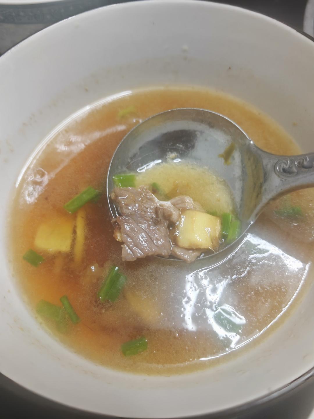 老姜肉片汤