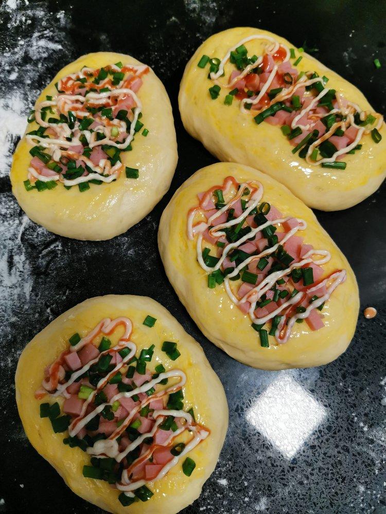 香葱火腿肉松面包