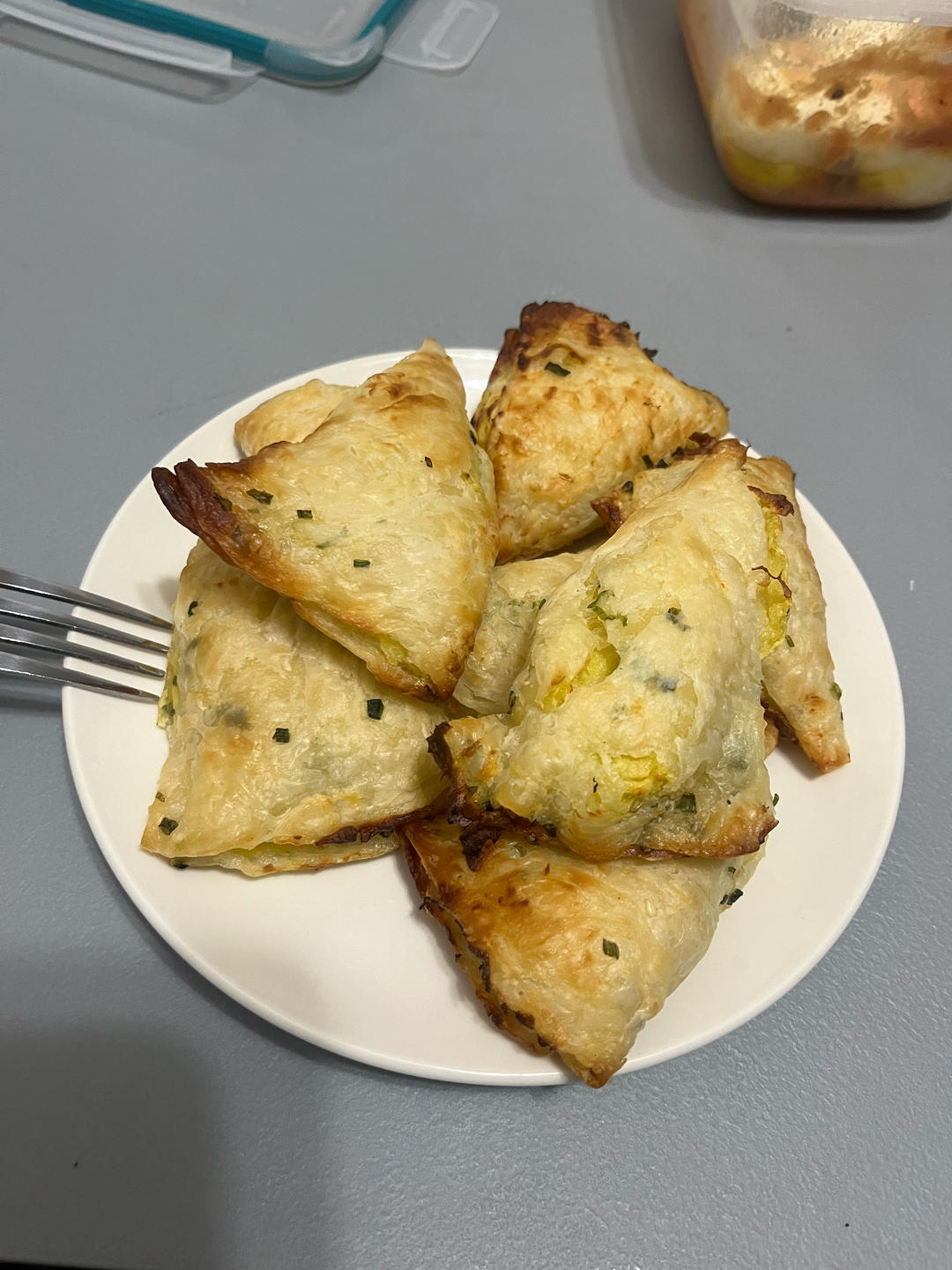 手抓饼版 快手榴莲酥