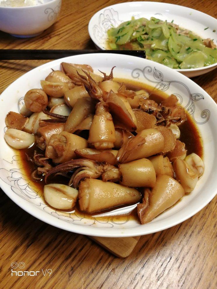 蒜烧籽乌（笔管鱼）