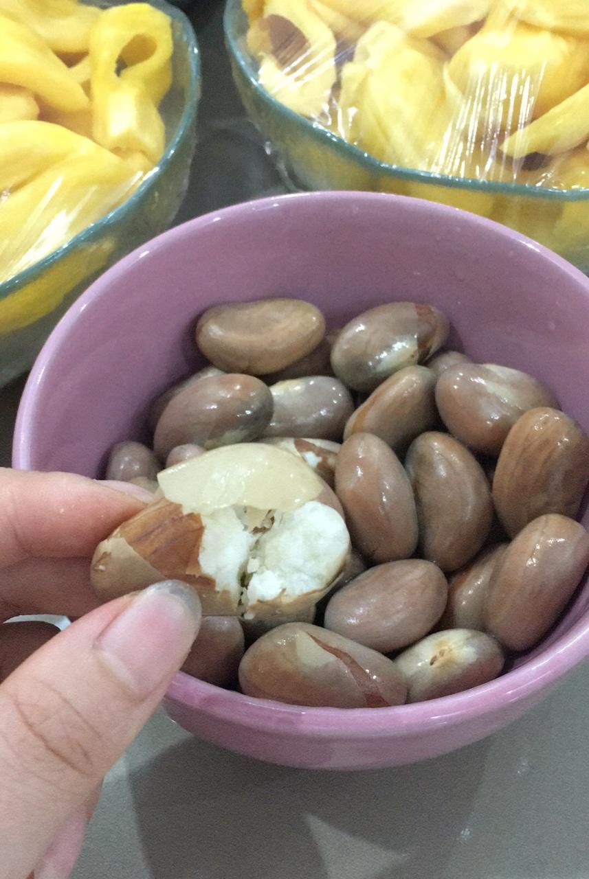 美美079做的水煮菠萝蜜籽