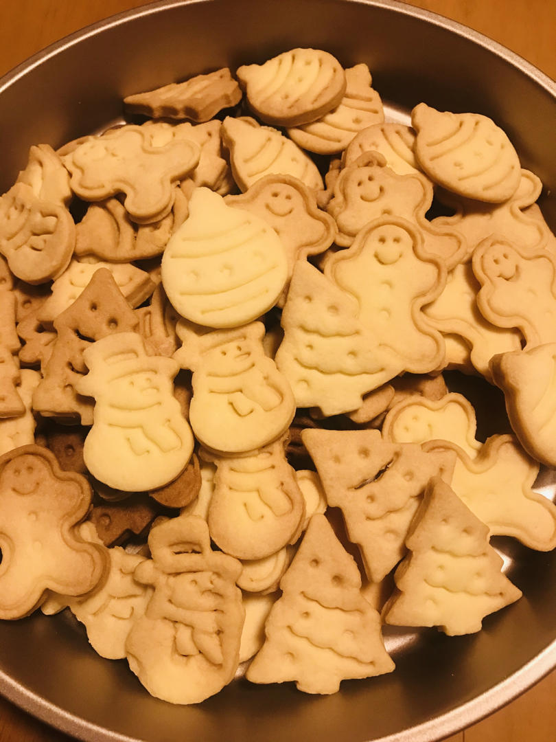 爱不释手的卡通姆明黄油饼干