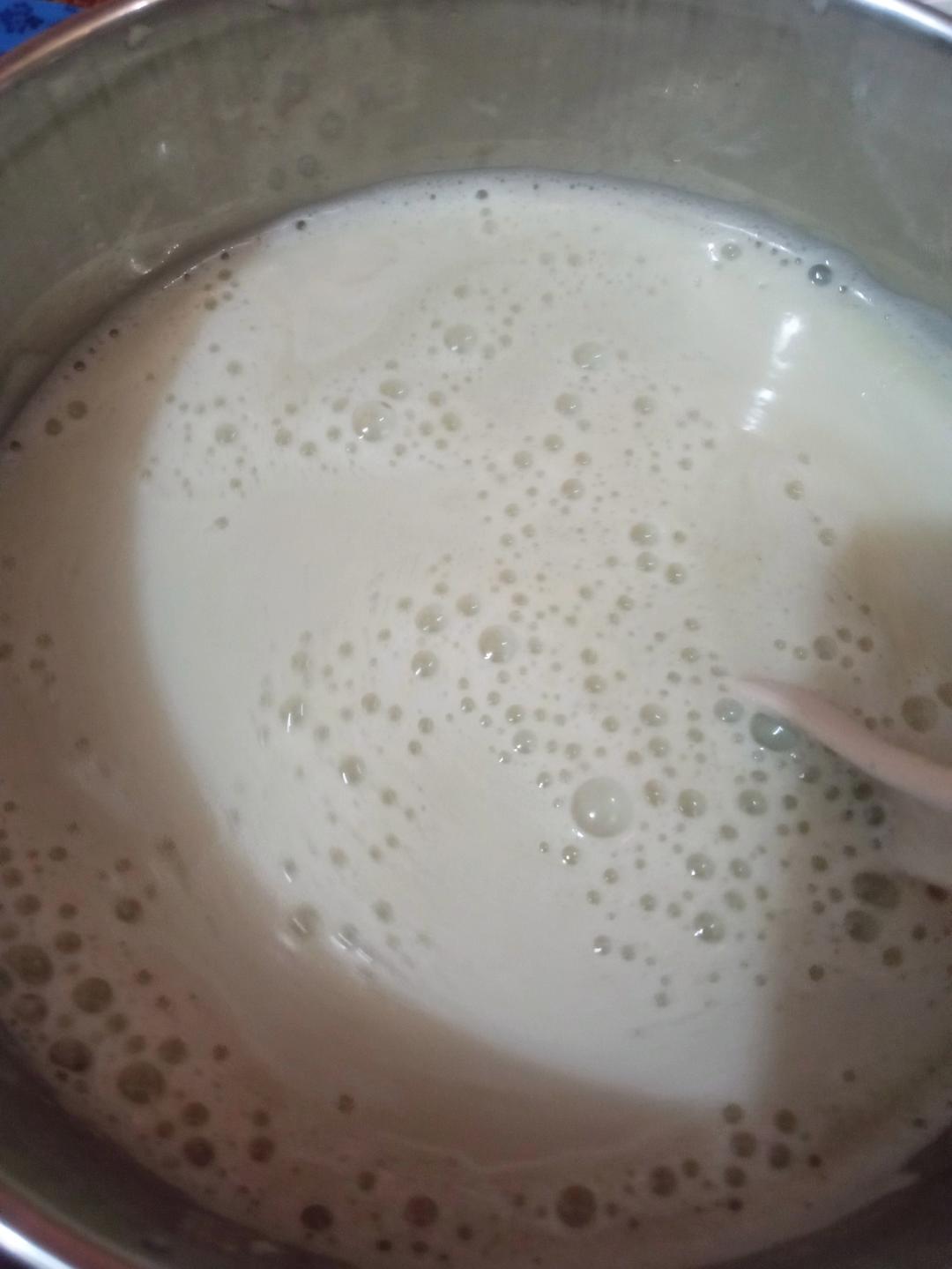 绿豆沙牛乳