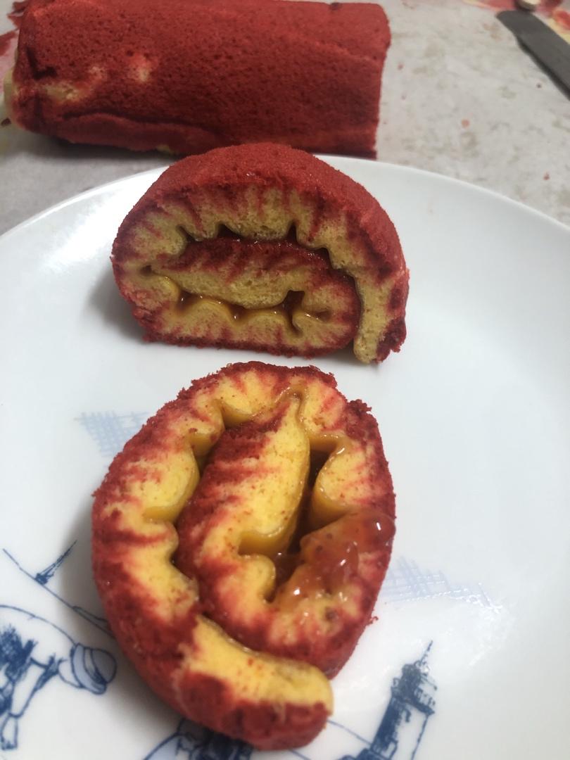 红丝绒旋风卷