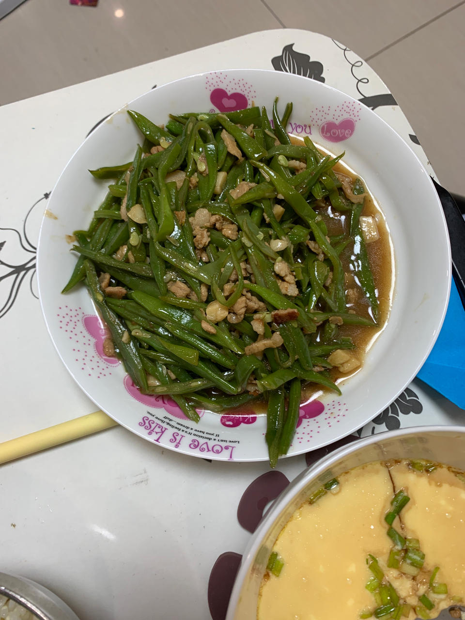 豆角肉丝饭