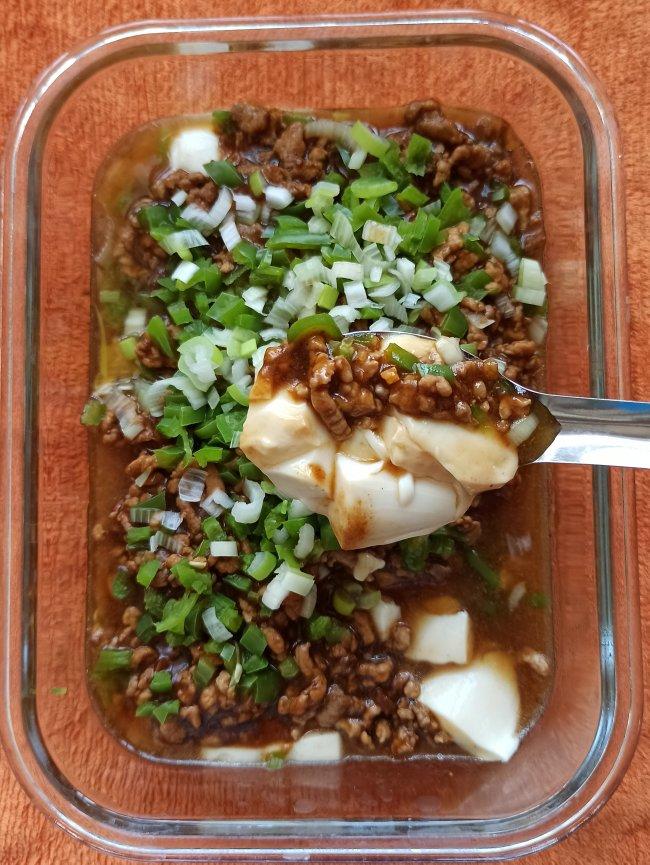 下饭菜·内脂豆腐蒸着吃