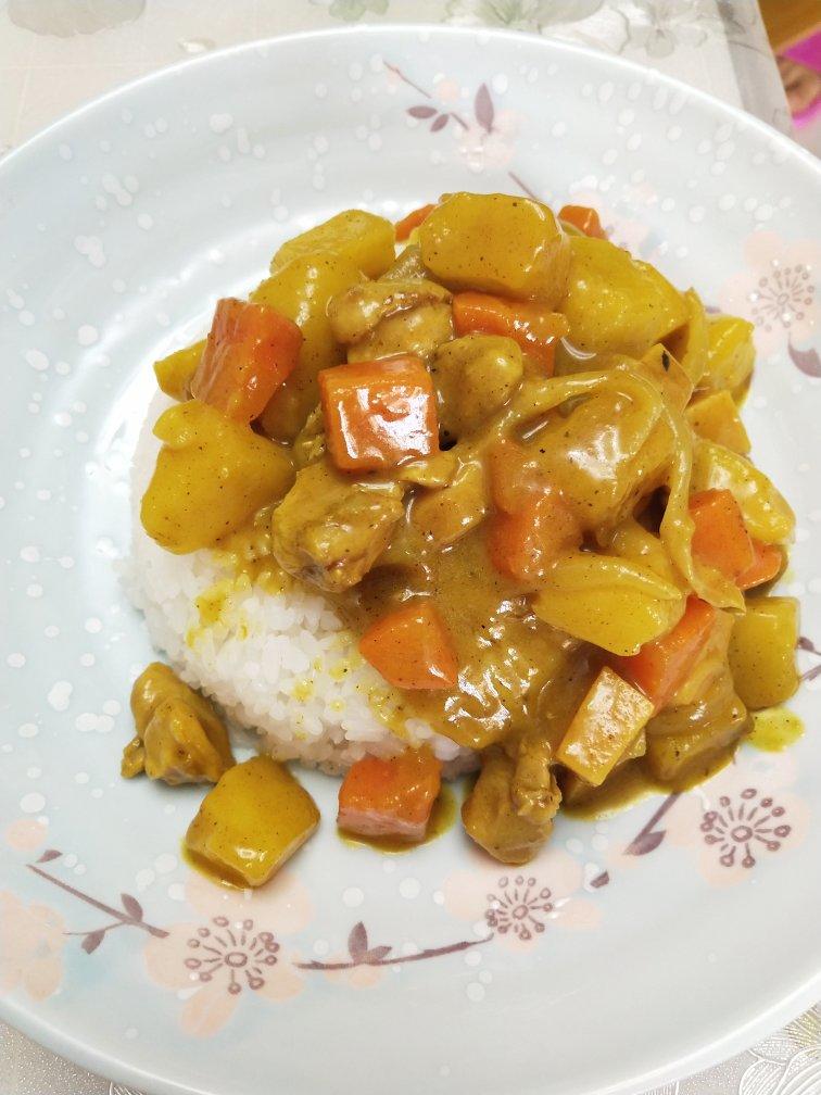 晨曦彩虹327做的零失败日式咖喱鸡肉饭最正宗日本家庭做法简单又好吃