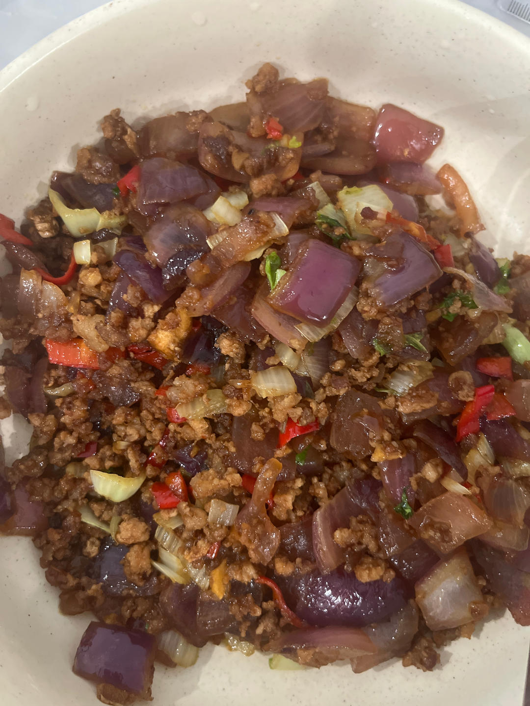 色香味俱全的洋葱炒肉