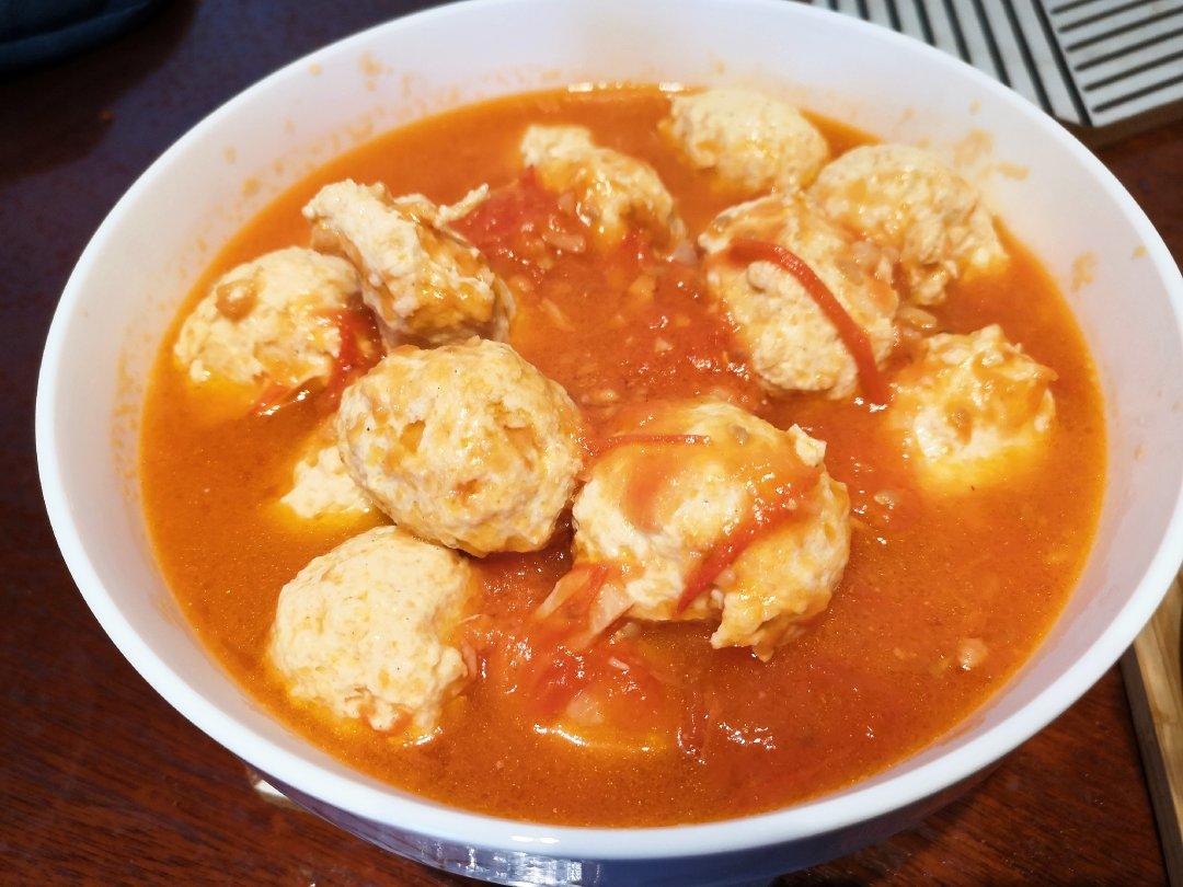 【番茄鸡肉丸】