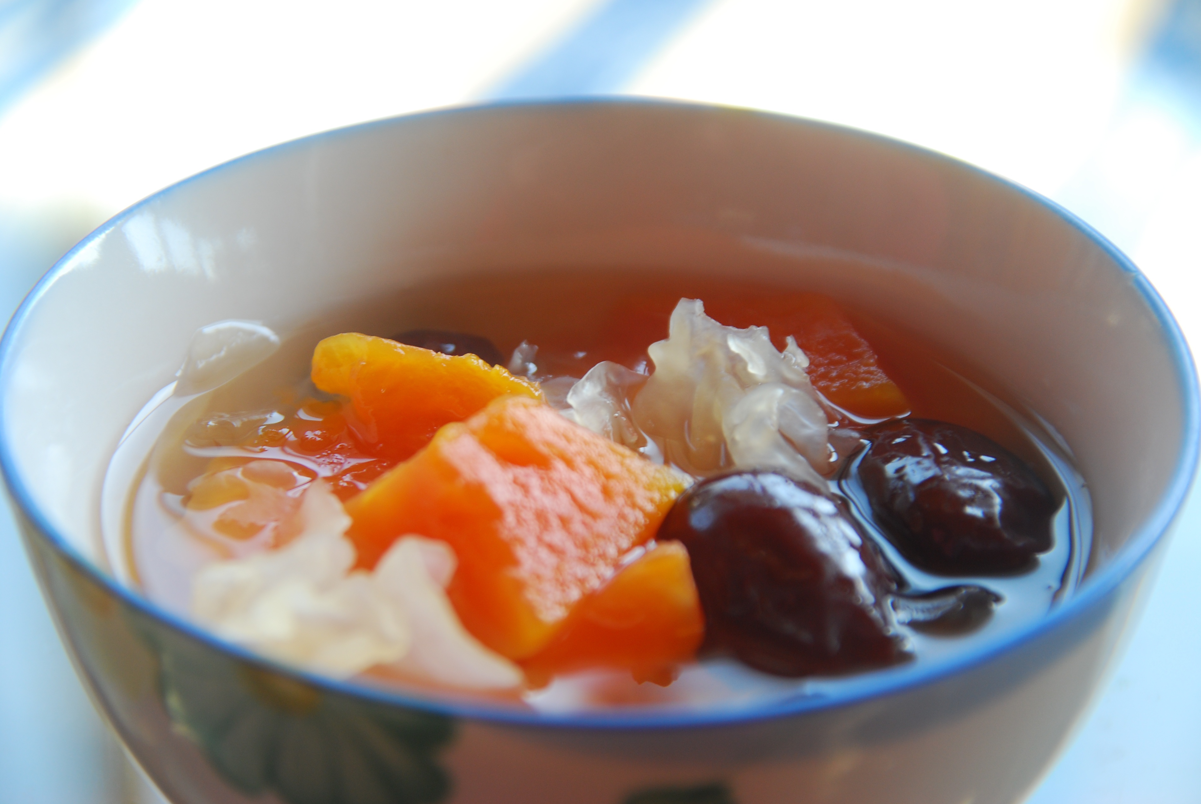 红枣木瓜银耳汤