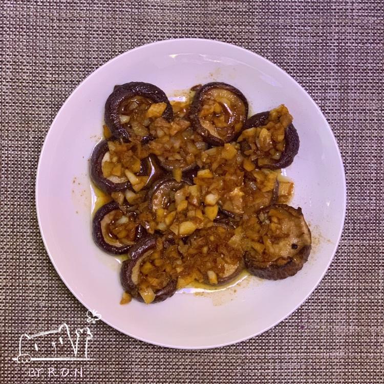 蒜蓉孜然烤香菇