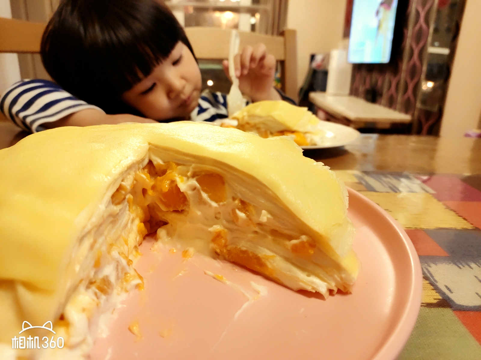 芒果千层蛋糕的做法 步骤12
