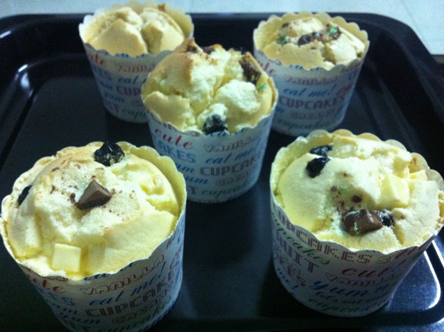 奶油戚风杯子蛋糕