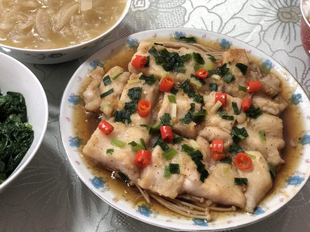🔥吃不胖❗️蒜蓉粉丝龙利鱼❗️